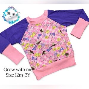 Boo monsters inc grow with me sweater
